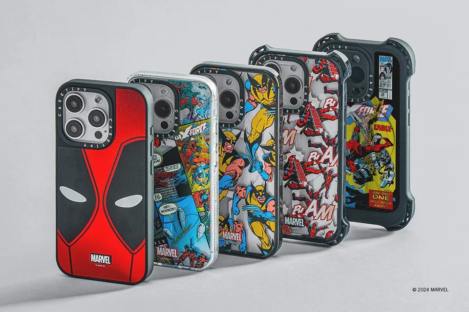 Deadpool and Wolverine phone case lineup