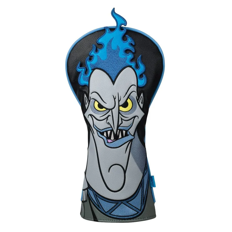 Hades driver headcover with blue flame hair