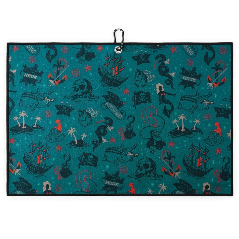 Hook’d It pirate-print golf towel