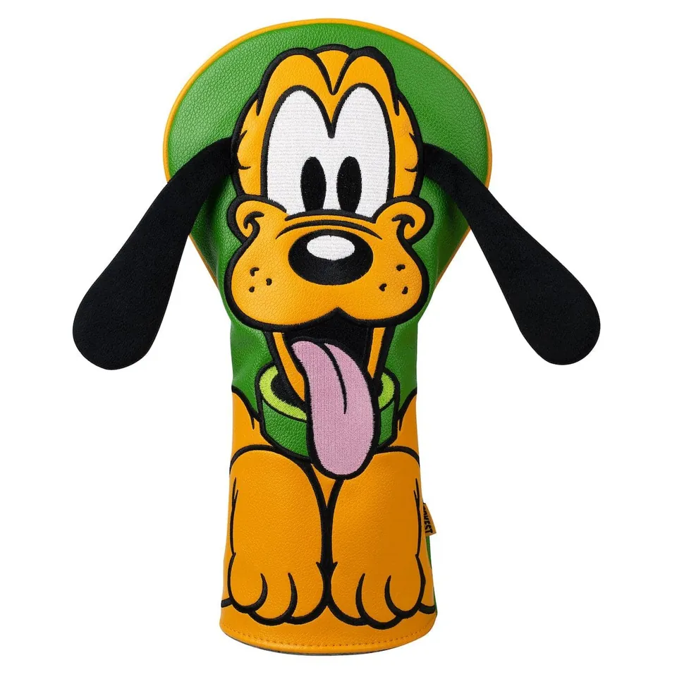 Pluto driver headcover with plush ears and tongue